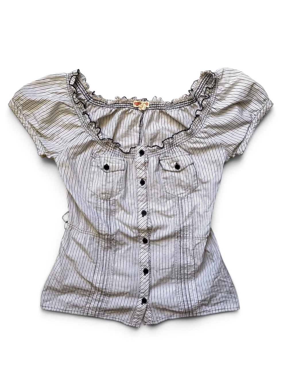 Sugar Tart Ruffled Babydoll Top